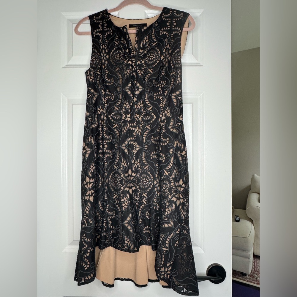 BCBG MAXAZARIA Black Lace Dress size 8